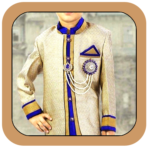 Children Sherwani Photo Suit icon