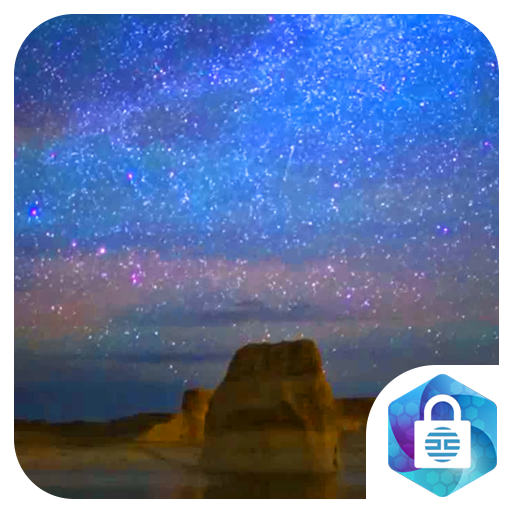 Beautiful Starry Sky Live Wallpaper by PIN Genie icon