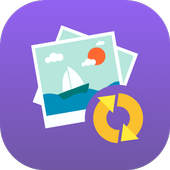 Deleted picture recovery - Image restore &amp; backup icon