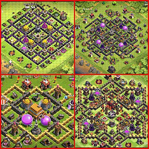 Maps of Clash of Clans 2020 icon