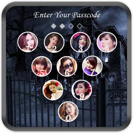 ikon Haunted House Lock Screen