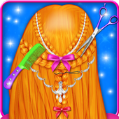 Braided Hairstyles Girls Games icon