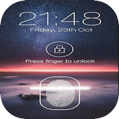 Fingerprint Lock Screen app Prank icon