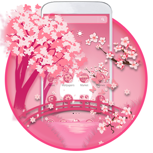 Pink Sakura Romantic Theme icon