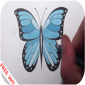Butterfly Drawing icon