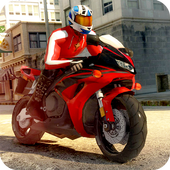 مدينة الطريق السريع الدراجات النارية موتو الدراجة أيقونة