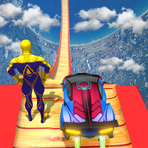 Spiderhero Stunt Race Car Game icon