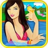 Fashion Pool Party Makeup