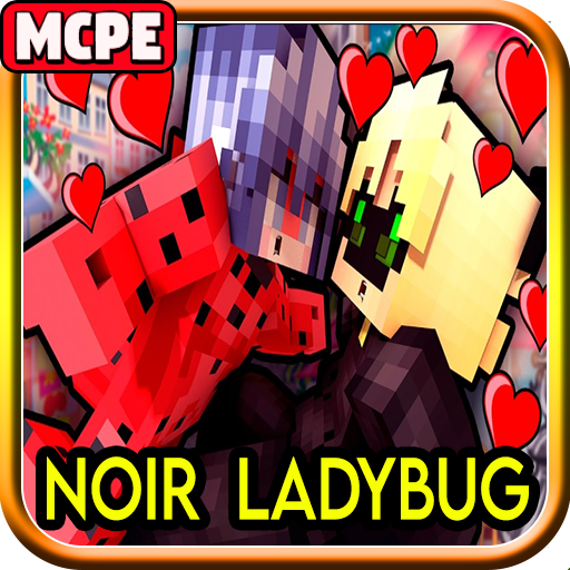 Noir ladyBug Mod for Minecraft PE أيقونة