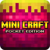 Mini craft, voxel adventure survival games icon