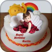 Name Photo on Birthday Cake on 9Apps