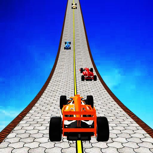 formula car racing Impossible turbo car traffic icon