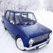 TAZ Lada Priora drift racing icon