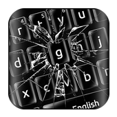 Black Broken Glass Keyboard icon