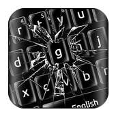 Siyah Kırık Cam Klavye on 9Apps