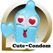 Cute Condom Sticker on 9Apps