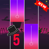 Piano for Five Horror Tiles Game icon