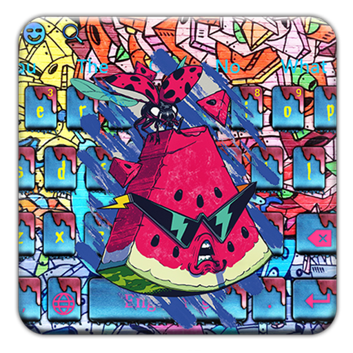 Shaking Doodle Watermelon Keyboard icon