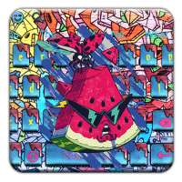 Shaking Doodle Watermelon Keyboard on 9Apps