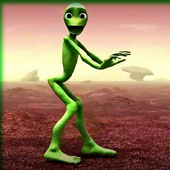 Green Alien Dance Videos أيقونة