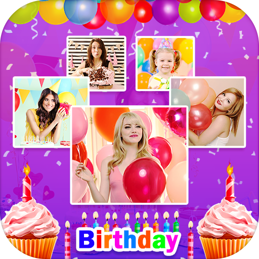 Birthday Video Maker with Song and Name icon