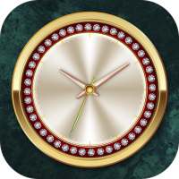 Luxury Diamond Clock Live Wallpaper on 9Apps