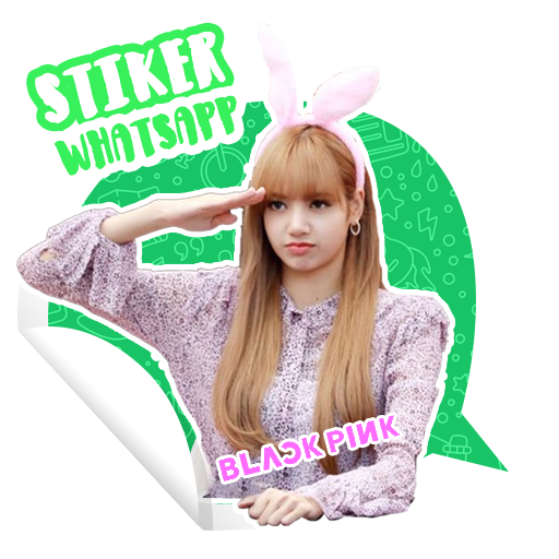 Stiker WA Kpop Cantik BlackPink Terbaru icon
