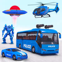 Bus Robot Car War - Robot Game