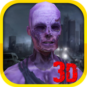 3D zombie sniper shooting game icon