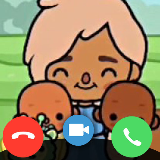 Video call for toca life : Fake video call icon