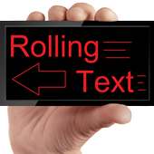 Rolling Text