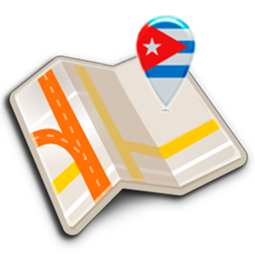 Map of Cuba offline icon