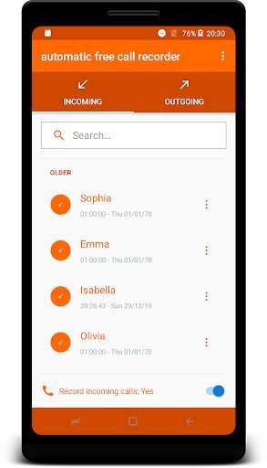 Automatic Free Call Recorder screenshot 1