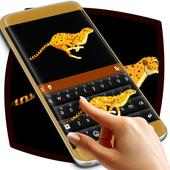 Black Cheetah Animated Keyboard on 9Apps