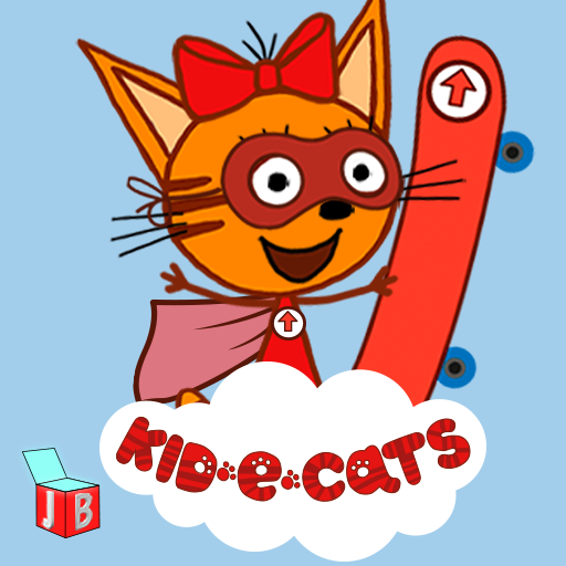 Kid-e-Cats Skateboard Racing Rush. Kids games أيقونة