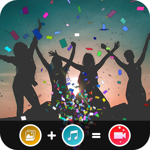 Friends Memory Photo Video Maker with Music icon