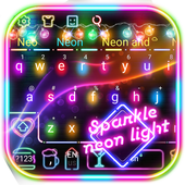 Sparkle Neon LED Light Keyboard أيقونة