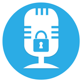 voice lock screen icon