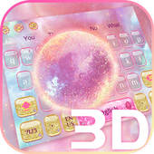 Pink Galaxy keyboard icon