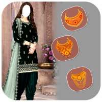 Designer Patiala Dress Photo Suit New on 9Apps