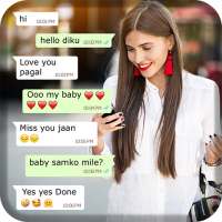 Fake Chat With Girlfriend : Fake Conversations on 9Apps