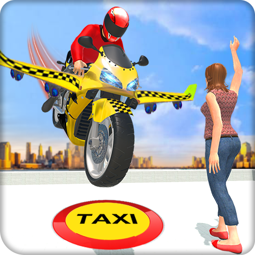 Futuristic Flying Bike Taxi Simulator Driver icon