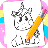 Kids Drawing and Coloring icon