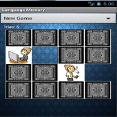 Card to study  Thai language icon