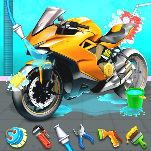 Bike Wash Service Station: Mechanic Games icon