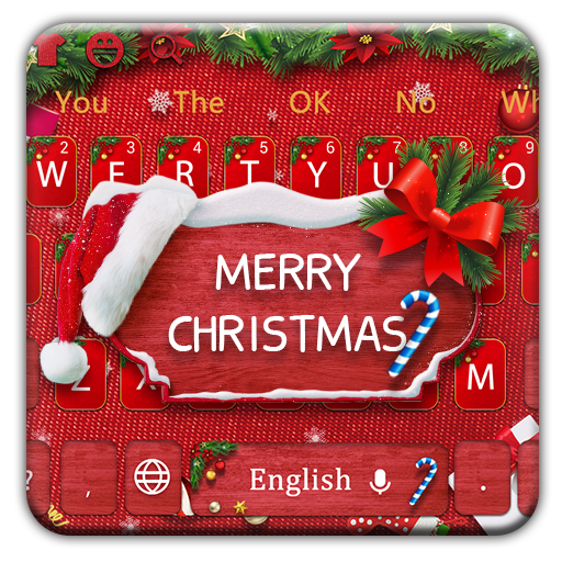 Christmas Red Keyboard icon