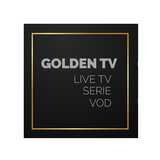 Golden TV icon