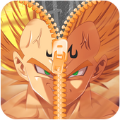 Goku Zipper Lock Screen icon