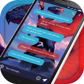 Dragon SMS Message Theme icon