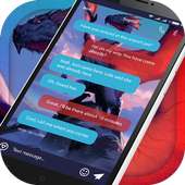 Dragon SMS Message Theme on 9Apps